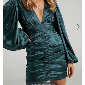 Emerald Green Showpo Mini Dress | Homecoming Dress